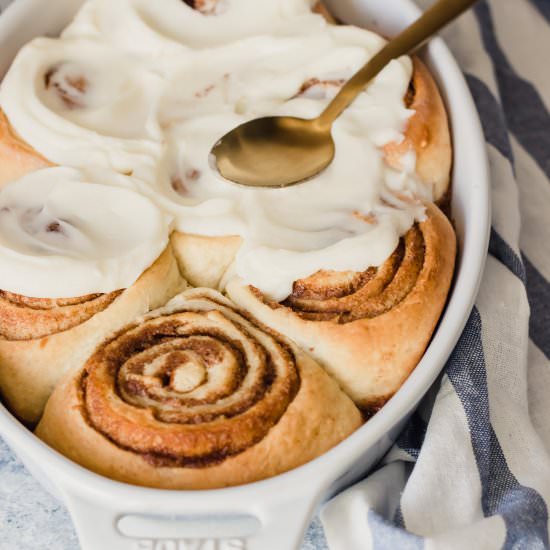 The Best Homemade Cinnamon Rolls - Recipe photo by GoodThingsBakingCo