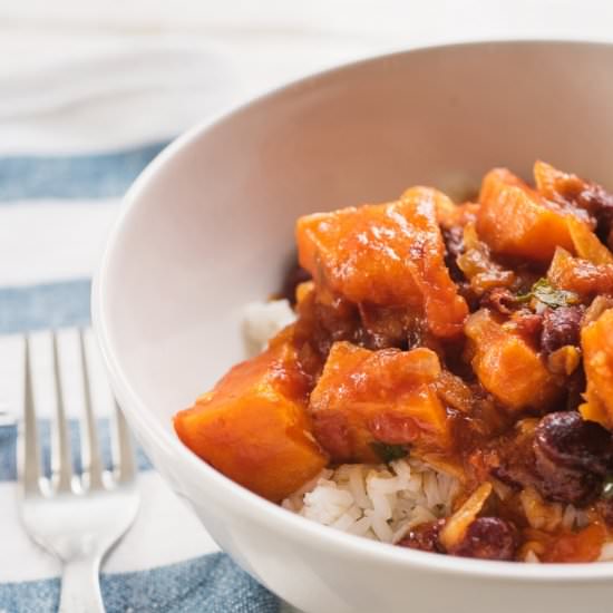 Sweet Potato Chili with Honey - Recipe photo by waxingkara