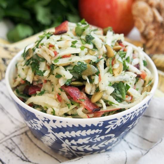 Apple celeriac salad - Recipe photo by carolinescooking