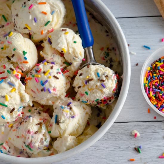 Birthday Cake Ice Cream - Recipe photo by pageandplate