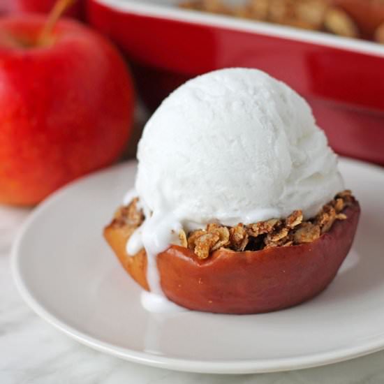Vegan Baked Apples - Recipe photo by Delightful Adventures