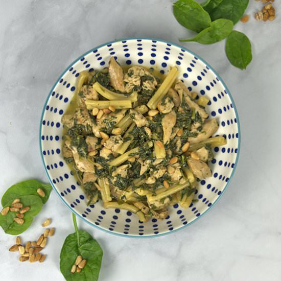 Caserecce Turkey and Creme Fraiche - Recipe photo by agourmetfoodblog
