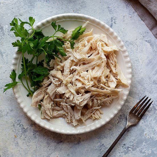 Instant Pot Poached Chicken Recipe - Recipe photo by unicorns in the kitchen