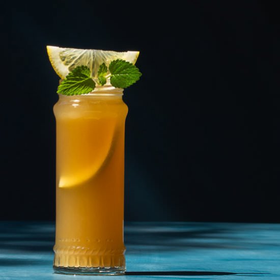 Pickle Gin Buck Cocktail - Recipe photo by peck of pickles