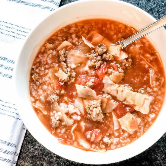 Slow Cooker Cabbage Soup - Recipe photo by thehelpfulgf