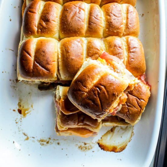 Hot Turkey Sliders with Cheese - Recipe photo by Lisa G Cooks