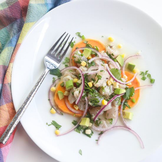 Peruvian Ceviche - Recipe photo by foodfidelity