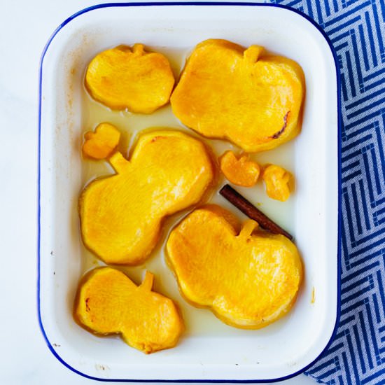 easy turkish vegan pumpkin dessert - Recipe photo by Aegean Delight