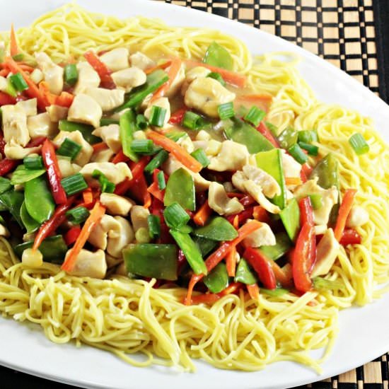 Lemon Chicken Chow Mein - Recipe photo by mindyscookingobsession
