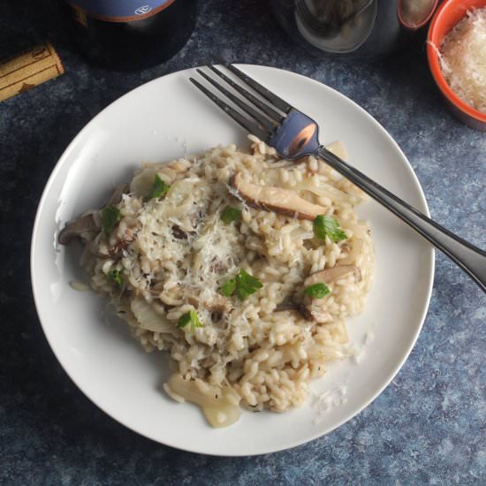 Mushroom Truffle Risotto - Recipe photo by Cooking Chat
