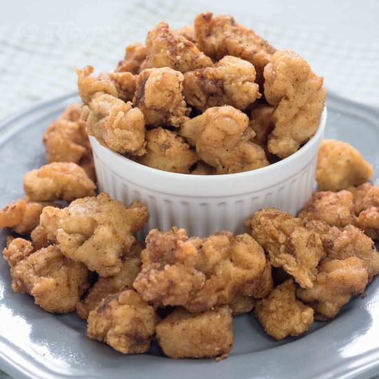 Buttermilk Chicken Popcorn - Recipe photo by Rivertenkitchen