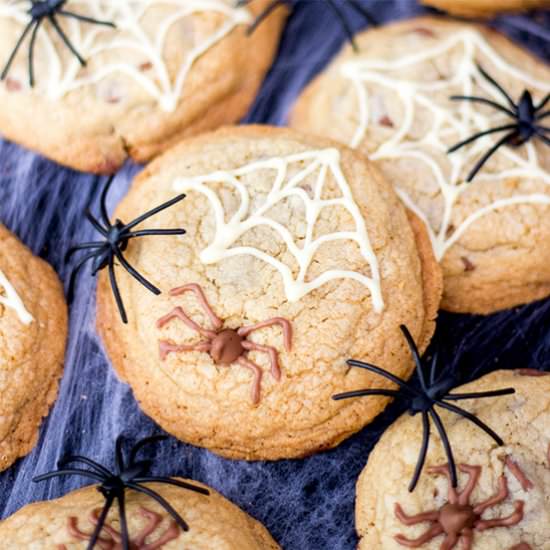Chocolate Chip Spider Cookies - Recipe photo by KitchenMason