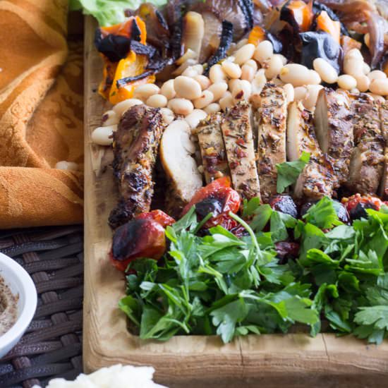 Piri Piri Chicken Salad - Recipe photo by The Hungary Buddha