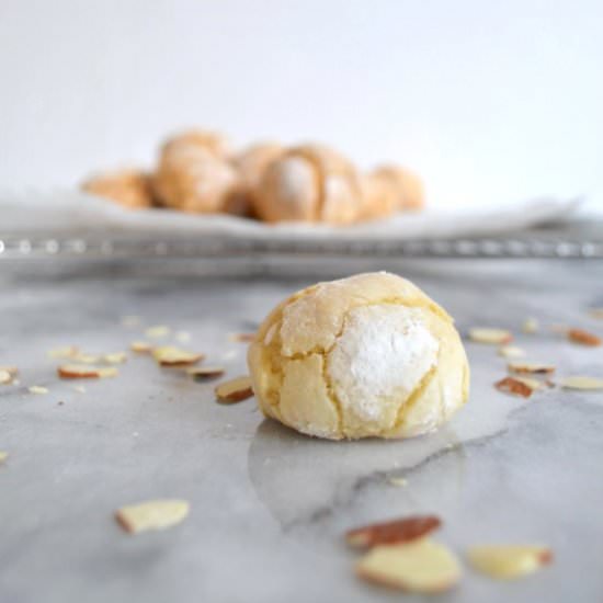 Soft Amaretti Cookies - Recipe photo by TwoSugarBugs