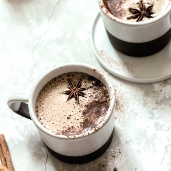 Chai Spiced Lions Mane Coffee - Recipe photo by thenourishedmind