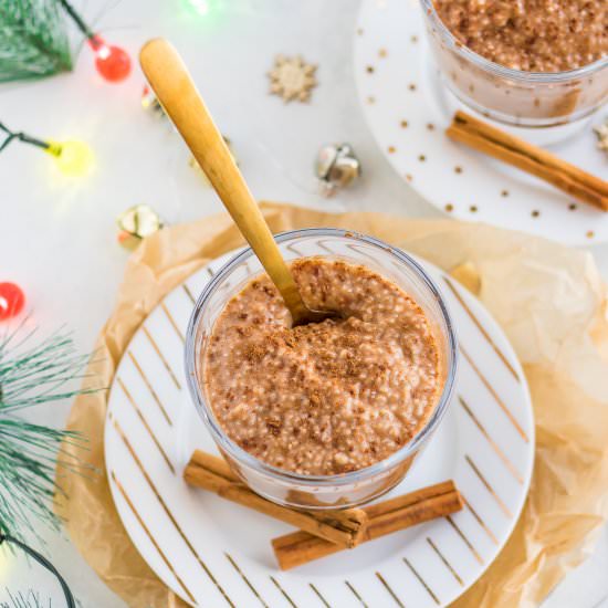 Pumpkin Spice Chia Pudding - Recipe photo by cleaneatingkitchen
