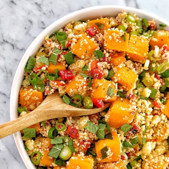 Pumpkin Couscous Salad - Recipe photo by chef not required