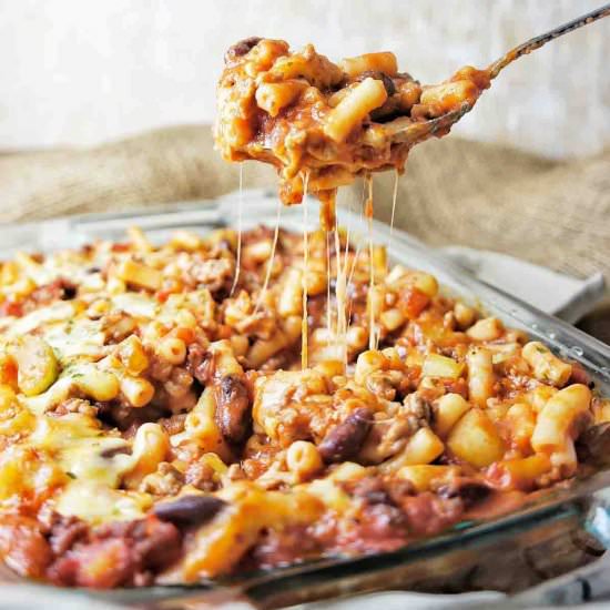 Comfort Food Ground Beef Casserole - Recipe photo by SweetCaramelSunday