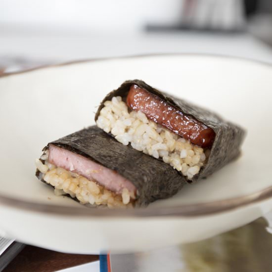 Brown Rice SPAM Musubi - Recipe photo by foodmakesmehappy
