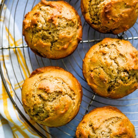Maple Walnut Breakfast Muffins - Recipe photo by garlic and zest