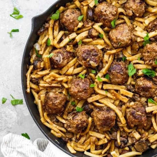 Salisbury Steak Skillet - Recipe photo by grandbabycakes