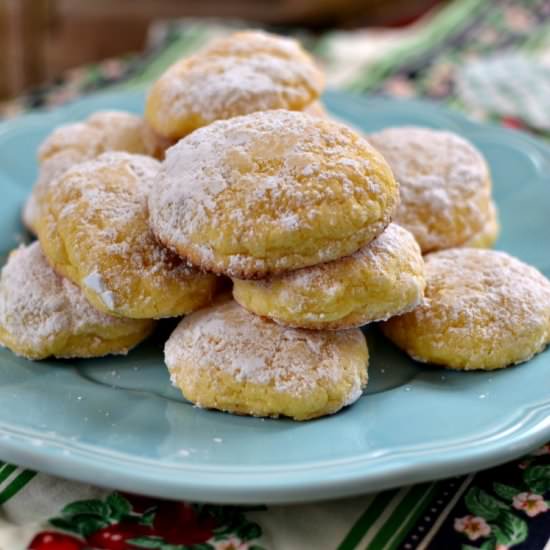 Lemon Gooey Butter Cookies - Recipe photo by Small Town Woman