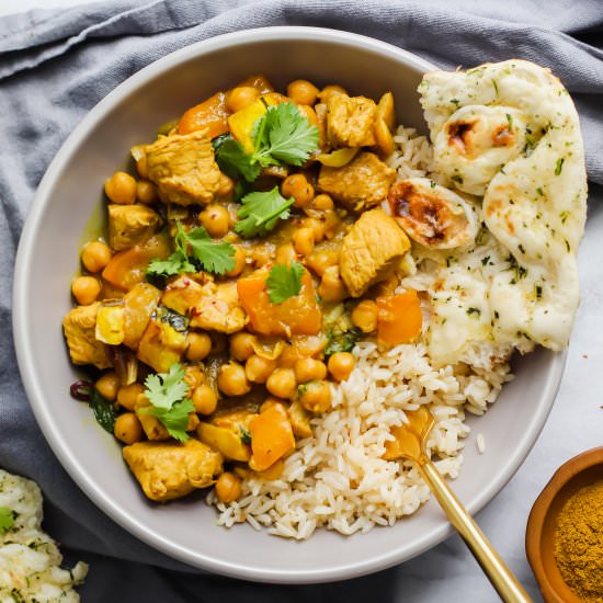 Chicken and Delicata Squash Curry - Recipe photo by ourbalancedbowl