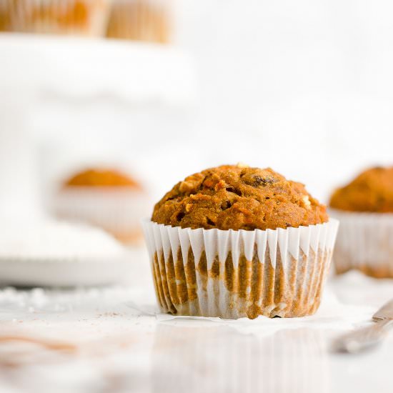 Pumpkin Morning Glory Muffins - Recipe photo by foods for the soul