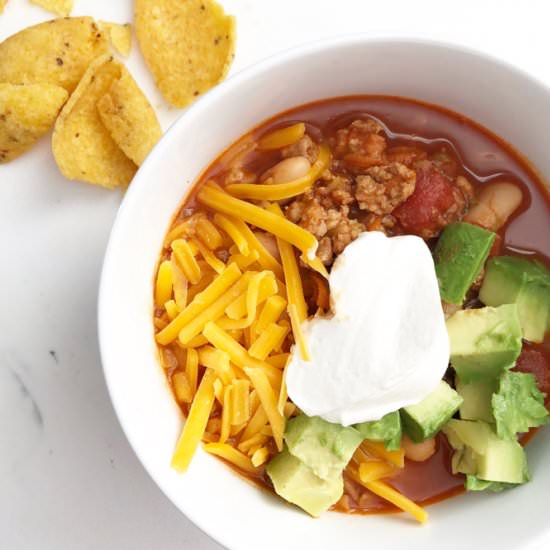 Perfect Turkey Chili - Recipe photo by MoreMomma