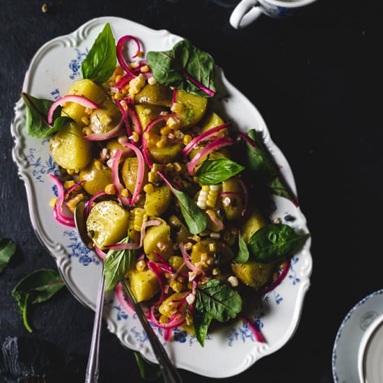 Danish Warm Potato Salad - Recipe photo by allthatsjas