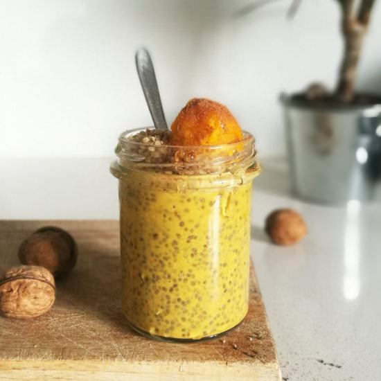 Pumpkin Pie Chia Pudding - Recipe photo by Culinary postcards