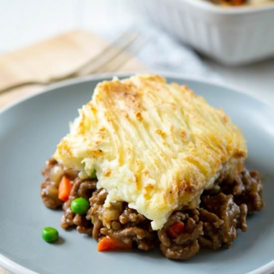 Shepherd’s Pie with Ground Beef - Recipe photo by happily unprocessed
