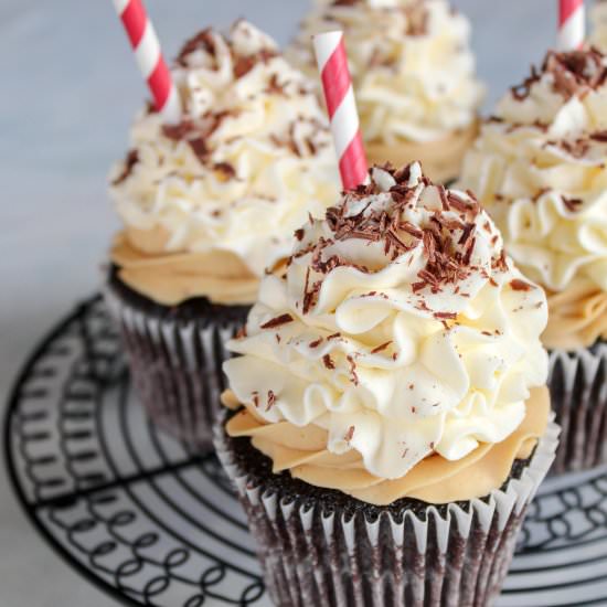 Chocolate mocha latte cupcakes - Recipe photo by Recipesinspiredbymom