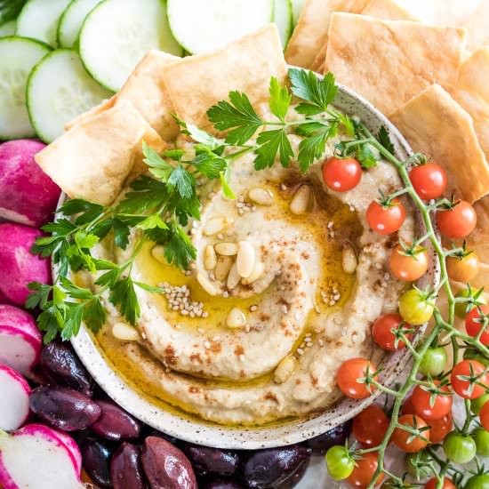 Roasted Zucchini Baba Ganoush Dip - Recipe photo by HealthStartsintheKitchen