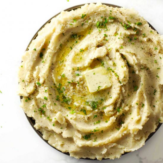 Make Ahead Crockpot Mashed Potatoes - Recipe photo by Zestedlemon