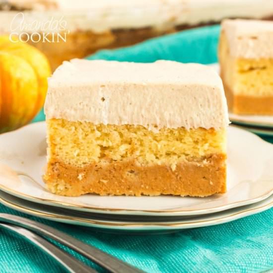 Pumpkin Magic Cake - Recipe photo by amandascookin
