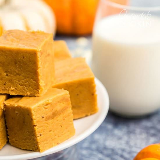 Pumpkin Pie Fudge - Recipe photo by amandascookin