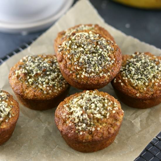 Banana Hemp Hippie Muffins - Recipe photo by SouthernInLaw