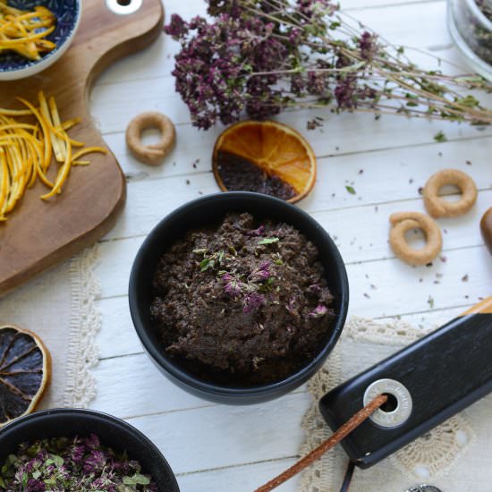 OLIVE PASTE WITH OREGANO AND ORANGE - Recipe photo by lipodve
