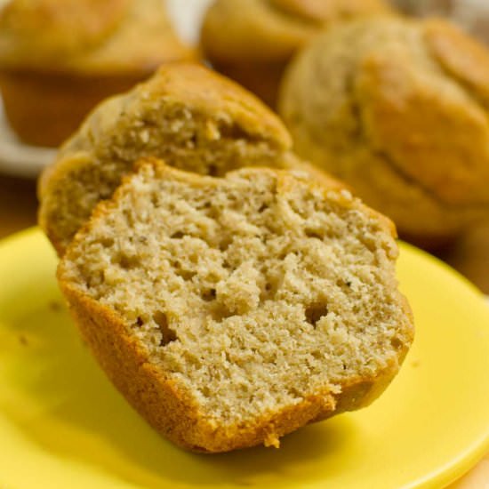 Peanut Butter Banana Muffins - Recipe photo by Share The Recipe
