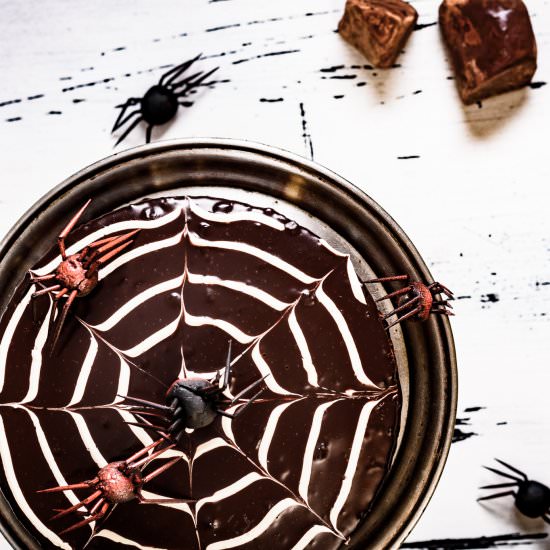 Halloween Cake with Mascarpone - Recipe photo by suncakemom