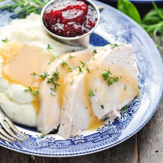 Slow Cooker Turkey Breast - Recipe photo by The Seasoned Mom