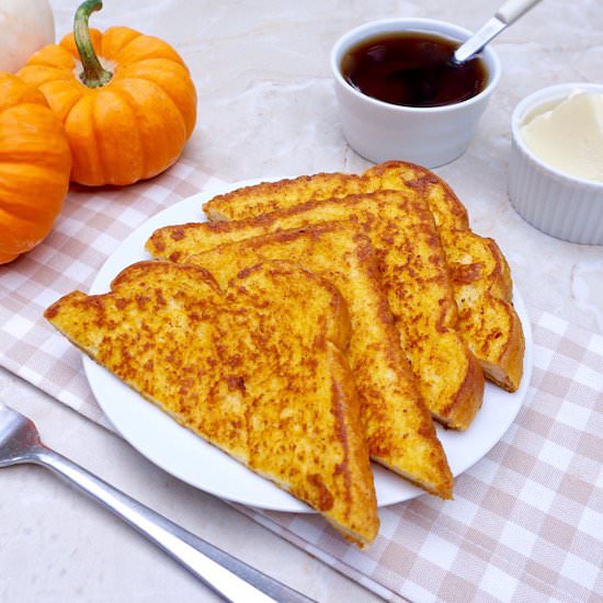 Pumpkin French Toast - Recipe photo by anothertablespoon