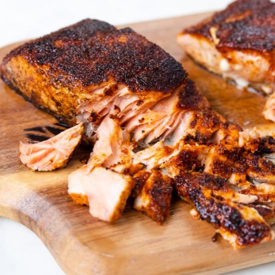 Blackened Salmon - Recipe photo by Mealswithmaggie