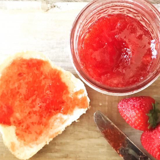 Homemade Strawberry Jam - Recipe photo by moneysavvyliving