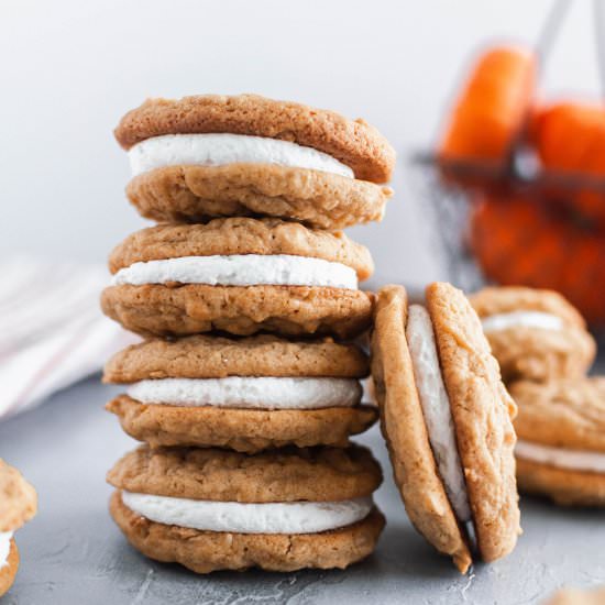 Pumpkin Oatmeal Creme Pies - Recipe photo by megseverydayindulgence