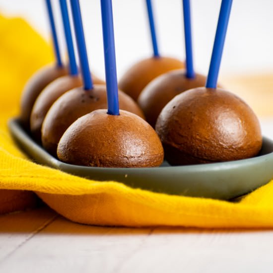 Naked Chocolate Cake Pops - Recipe photo by inthekitchnet