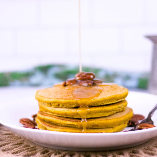 Pumpkin Spice Pancakes - Recipe photo by jennifercooks