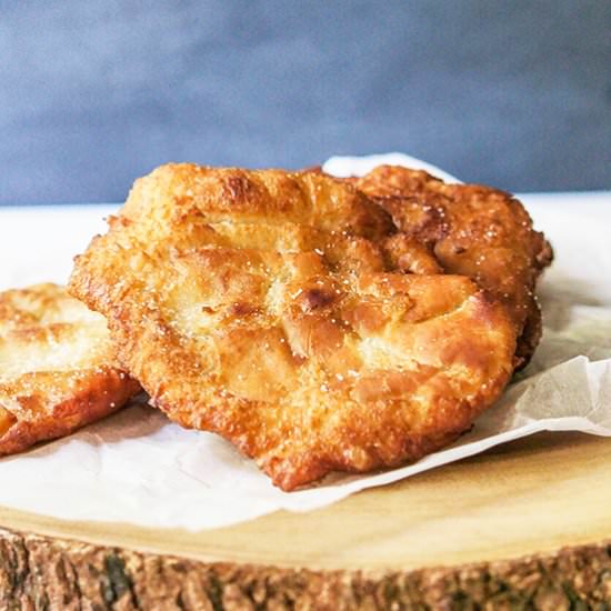 Easy Two Ingredient Fry Bread - Recipe photo by Candy Jar Chronicles