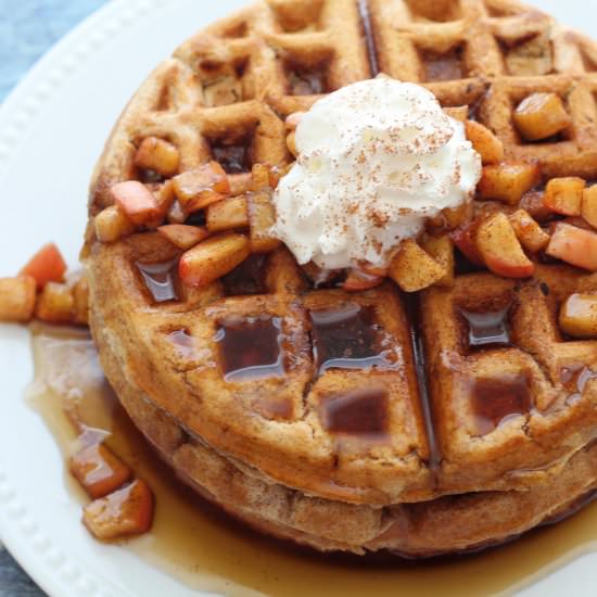 Apple Spiced Waffles - Recipe photo by Ereese
